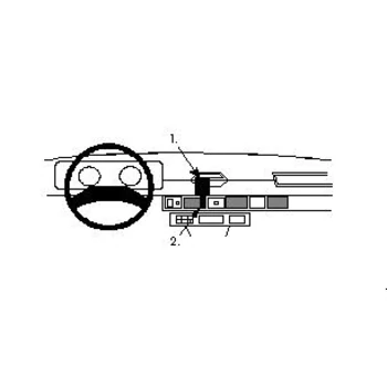 Brodit ProClip f�r Land Rover Range Rover, ab Bj. 1986 bis 1993