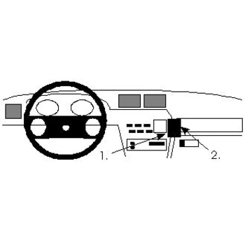 Brodit ProClip f�r Opel Vectra, ab Bj. 1989 bis 1995