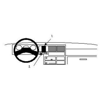 Brodit ProClip f�r VW T4 Transporter, ab Bj. 1991 bis 1995