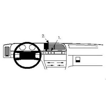 Brodit ProClip f�r Citroen Xantia, ab Bj. 1993 bis 1997