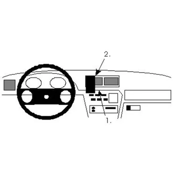 Brodit ProClip f�r Opel Calibra, ab Bj. 1991 bis 1997