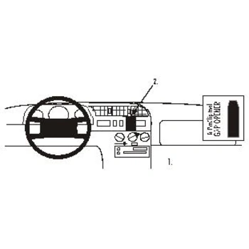 Brodit ProClip f�r Fiat Ducato, ab Bj. 1995 bis 2001