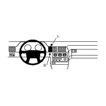 Brodit ProClip f�r Volvo 960, ab Bj. 1995 bis 1996
