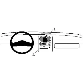 Brodit ProClip f�r Renault Twingo, ab Bj. 1995 bis 2005