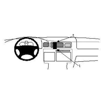 Brodit ProClip f�r Lexus LX 450, ab Bj. 1995 bis 1998
