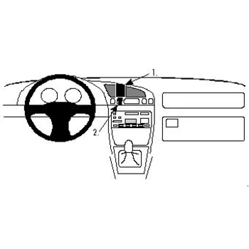 Brodit ProClip f�r Ford Puma, ab Bj. 1997 bis 2001