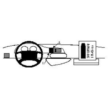 Brodit ProClip f�r Citroen Jumpy, ab Bj. 1997 bis 2006