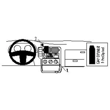Brodit ProClip f�r Seat Arosa, ab Bj. 1998 bis 2000