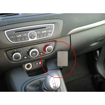Brodit ProClip f�r Renault Scenic, ab Bj. 2010 bis 2016 (Nur passend bei manueller Handbremse)
