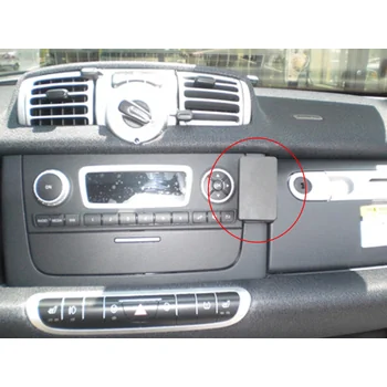 Brodit ProClip f�r Smart ForTwo II (451), ab Bj. 09/2010 bis 07/2014 (Nicht f�r Modelle mit Werksnavigation)