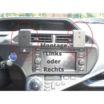 Brodit ProClip f�r Toyota Prius C (city), ab Bj. 2012 bis 2017