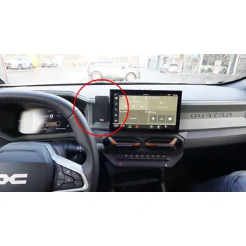 Brodit ProClip f�r Dacia Duster, ab Bj. 2025 (nur bei 12.9 oder 15 Zoll Bildschirm: ab ca. 32cm Breite)