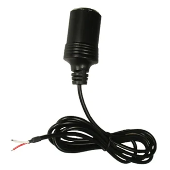 Anschlu�buchse f�r Zigarettenanz�nder Stecker, 12-24V mit losen Kabelenden