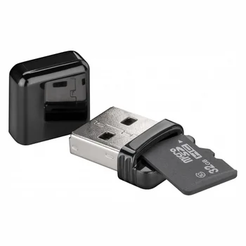 Goobay USB 2.0 Kartenleser / Card Reader & Writer f�r Micro SD / SDHC / SDXC F�r Micro SD, Micro SDHC, Micro SDXC , Anschluss: USB-A