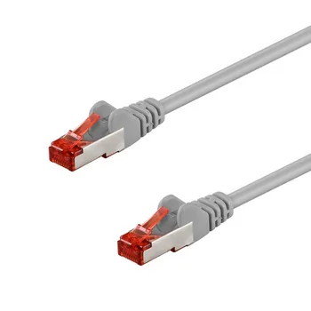 Goobay Patchkabel 0.25m, CAT 6 S/FTP (PIMF), Grey