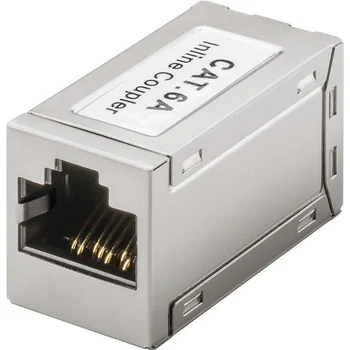 Goobay Modularkupplung / Verbinder CAT 6a, 2 x RJ45 Buchse