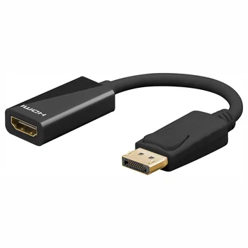 Goobay Adapter: Displayport Stecker auf HDMI Buchse, Full UHD bis 8K / 7680 x 4320