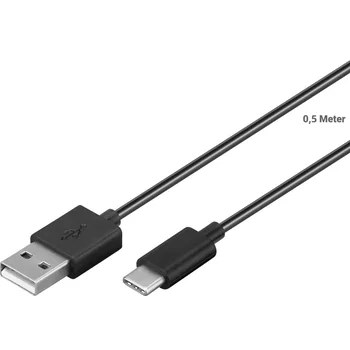 Goobay Hi-Speed Daten- / Ladekabel USB-A auf USB-C f�r HUAWEI Pura 80 Pro, 0.5m, Black