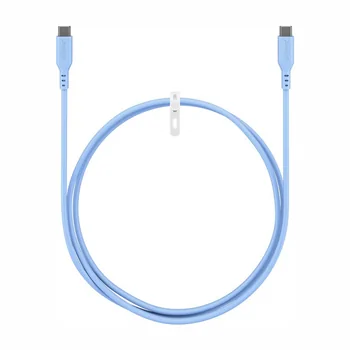 Goobay Silikonkabel USB-C f�r HUAWEI Mate X7, 1.5m, bis 60W, Blue