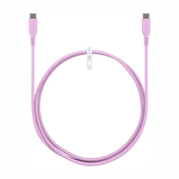 Goobay Silikonkabel USB-C f�r HUAWEI Mate X7, 1.5m, bis 60W, Pink
