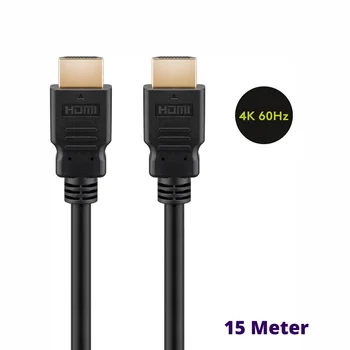 Goobay HDMI Kabel, 4k / 60Hz, 10m, Stecker / Stecker, vergoldet, bis 18 Gbit/s, Black