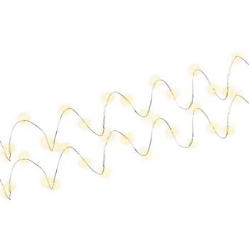Goobay LED Silberdraht-Lichterkette, Set mit 2 St�ck