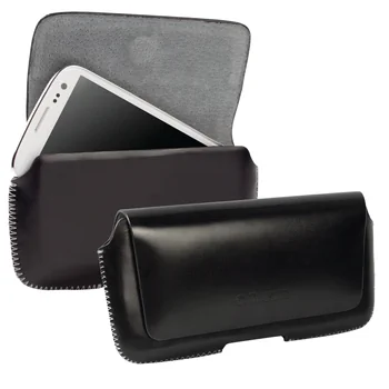 Krusell HECTOR 5XL f�r APPLE iPhone Xs MAX , Echtleder, Black