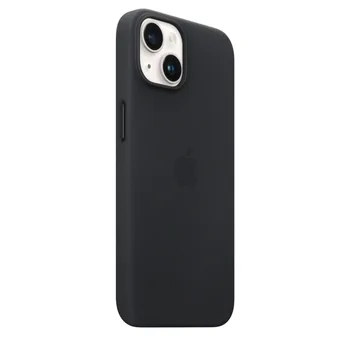 Apple Leder Case, MPP93ZM/A, Black, f�r APPLE iPhone 14 Plus