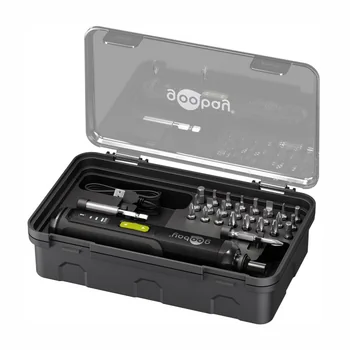 Goobay Mini Akkuschrauber Set 28-tlg. mit LED-Beleuchtung