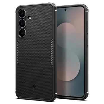 Spigen Rugged Armor MAG f�r SAMSUNG Galaxy S25 FE, black (matt)