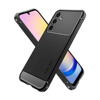 Spigen Rugged Armor f�r SAMSUNG Galaxy A25 5G, black (matt)