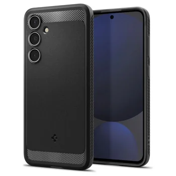 Spigen Rugged Armor f�r SAMSUNG Galaxy S24 FE, black (matt)