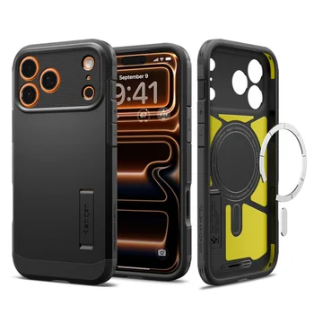 Spigen Tough Armor T f�r APPLE iPhone 17 Pro, black (matt)
