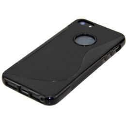 S-CURVE, TPU Case fr APPLE iPhone 5, Black