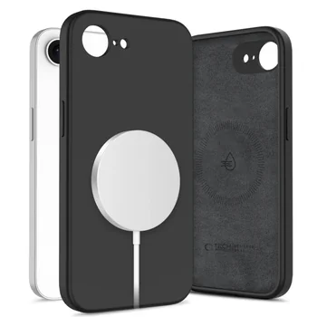 TechProtect Liquid Silicone MAG f�r APPLE iPhone 16e, black
