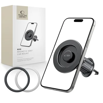TechProtect N58 MagSafe kompatibler KFZ Halter f�r den L�ftungsschacht f�r MOTOROLA Moto Z3 Play