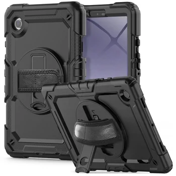 TechProtect Solid360 mit Handschlaufe f�r SAMSUNG Galaxy Tab A9, Black