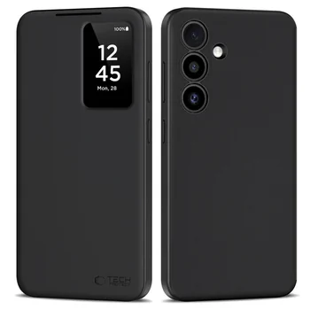 TechProtect Smart Wallet Case f�r SAMSUNG Galaxy S25 FE, Black