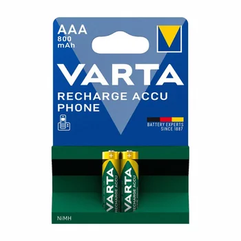 Varta AAA Phone Power Accu 800 mAh, 1,2V, 2 St�ck (Speziell f�r DECT / schnurlose Telefone)