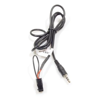 AUX IN Adapter f�r Fahrzeuge mit 3.5mm Buchse - Adapter von Microfit 4pin Female auf 3.5mm Male (Klinke)