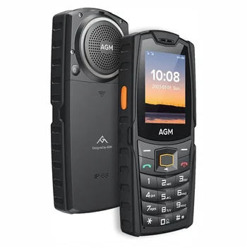 AGM Mobile M6 (4G) 2025, robustes Tastentelefon (Rugged Outdoor Feature Phone), IP68 / IP69K, black