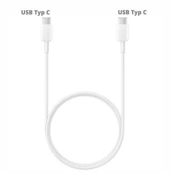EP-DG977 Daten- / Ladekabel f�r SAMSUNG Galaxy Tab Active 5 Pro, White, 1m, USB-C auf USB-C