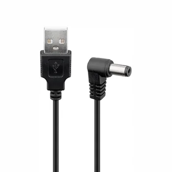 Goobay DC-Adapter, 1.5 Meter, black, USB-A Stecker auf Hohlstecker 5.5 x 2.1 mm
