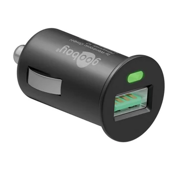 Goobay KFZ Ladeger�t f�r APPLE iPhone Xs MAX, 12/24V, 1x USB-A, 2.4A (18W), Black