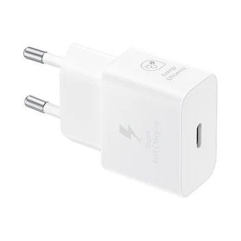 EP-T2510 Schnellladeger�t 230V USB-C Anschluss f�r SAMSUNG Galaxy Tab Active 5 Pro, White, 25W, GaN
