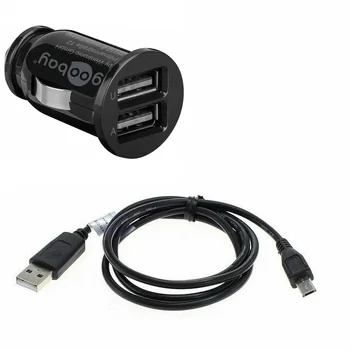 Goobay KFZ Ladekabel, 12/24V f�r NOKIA 800 Tough, 2.4A, Black