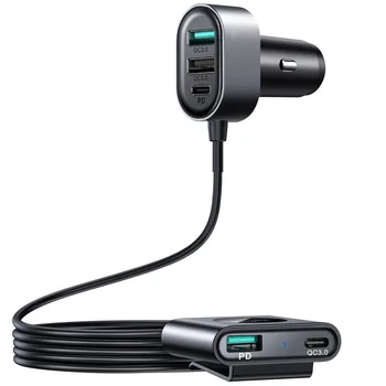 Joyroom 5-fach KFZ Ladeger�t f�r APPLE iPhone Xs MAX, 12/24V, 72W, 3x USB-A + 2x USB-C