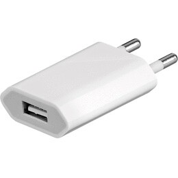 Goobay USB Ladegert SMALL 230V fr ZTE S207, 1x USB, 5W, White