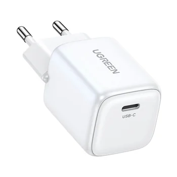 uGreen GaN USB Ladeger�t 230V Nexode mini f�r HUAWEI Mate X7, 1x USB-C, 20W, White