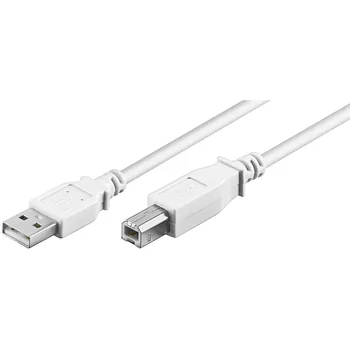 Goobay USB 2.0 Anschlusskabel 1.8m, Stecker USB-A auf Stecker USB-B, GREY
